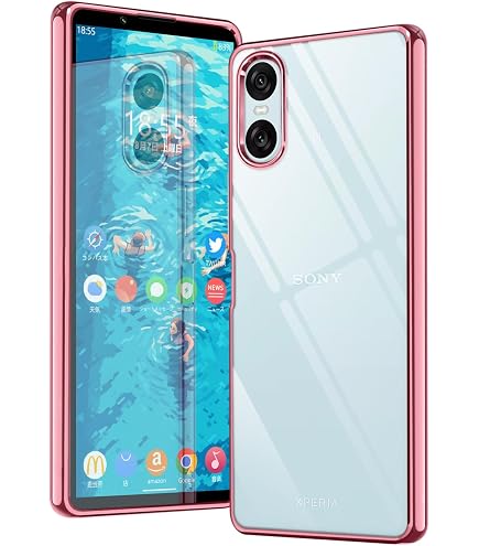 Amazon.co.jp: Xperia 10 VI ケース 透明 SO-52E SOG14 XQ-ES44